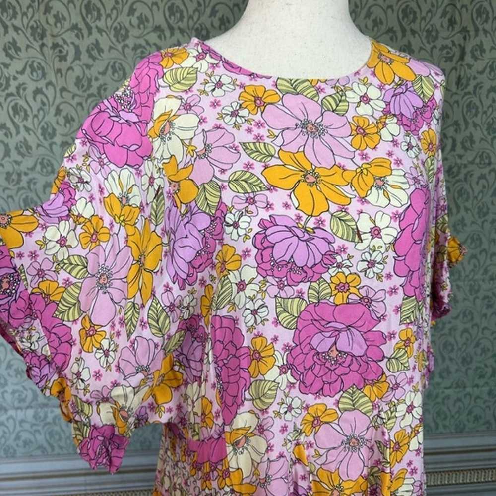 Anthropologie STORIA floral dress size S bloomcor… - image 4