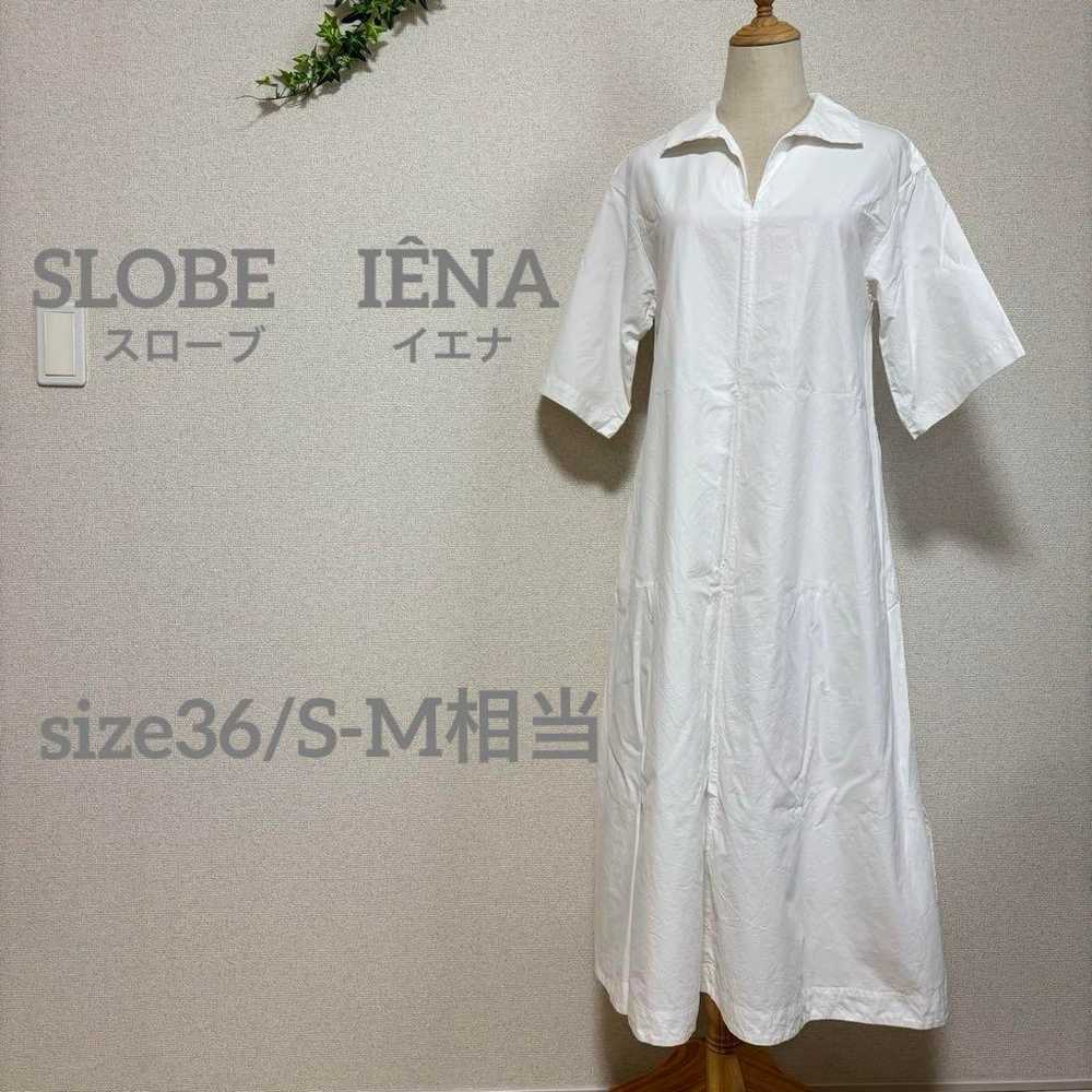 "SLOBE IENA" Shirt One-Piece Dress [Size 36] Long… - image 1