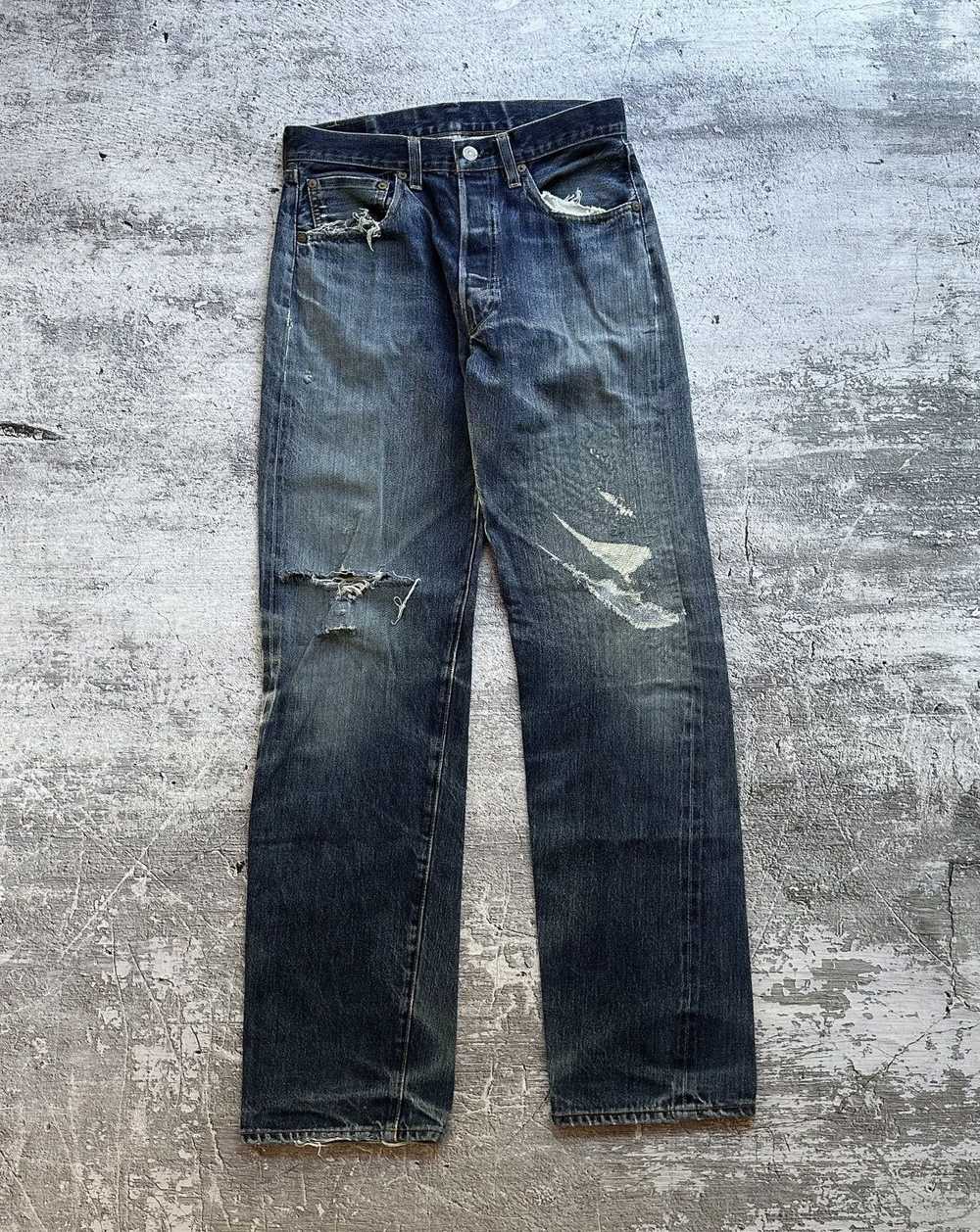 Levi's × Vintage Vintage Levi’s 501XX Slash Repai… - image 1