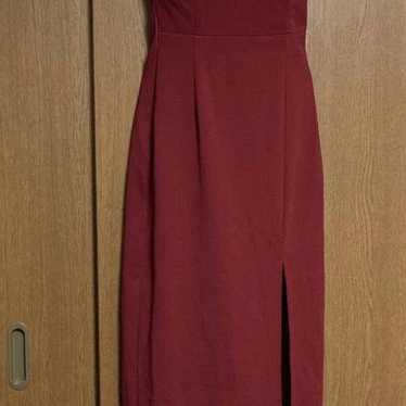 Bordeaux Long Dress - image 1