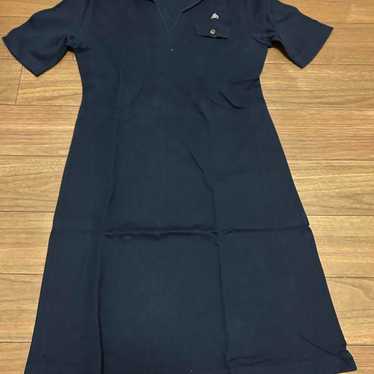 Navy shirt dress short sleeves