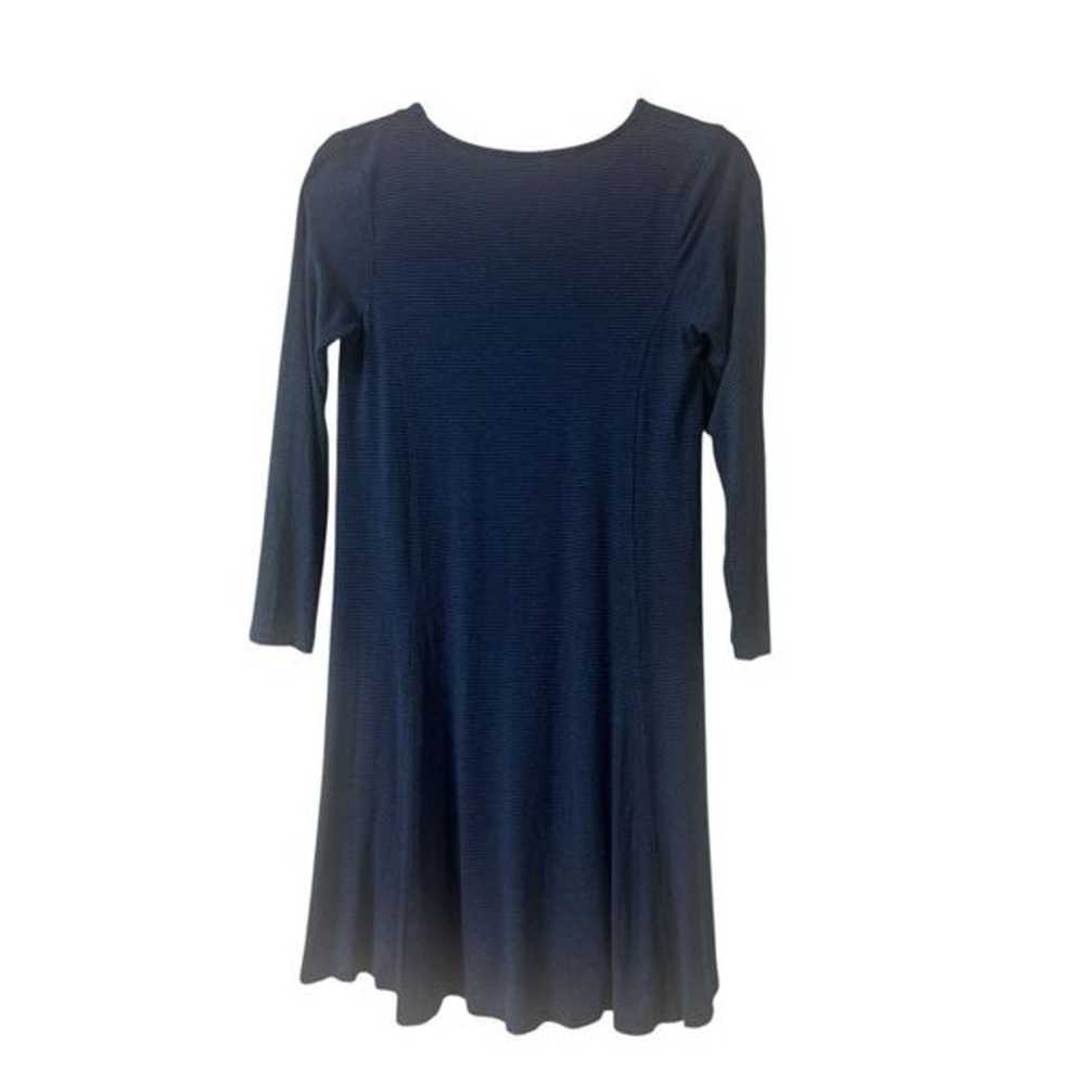 Habitat tunic style dress blue & black stripe sz … - image 2