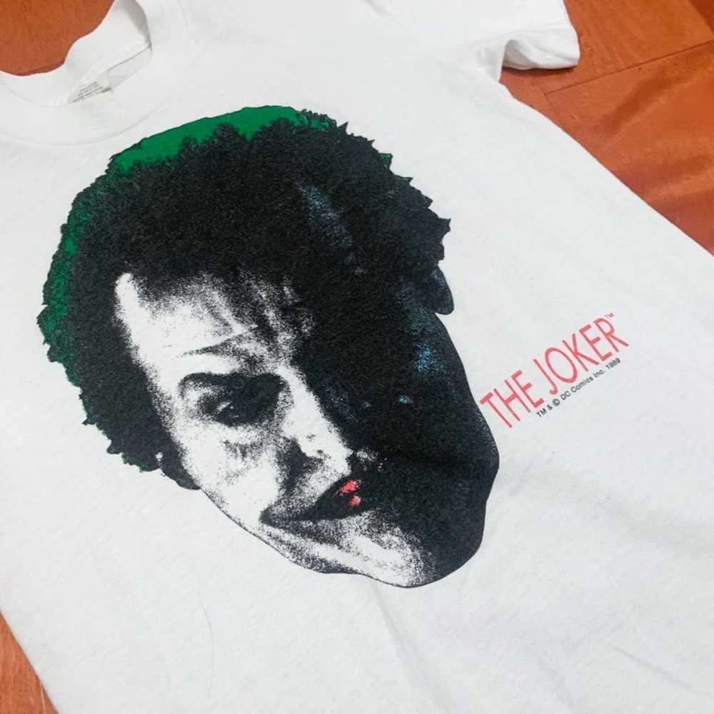 Vintage 1989 Rare DC Comics The Joker Graphic T-S… - image 2