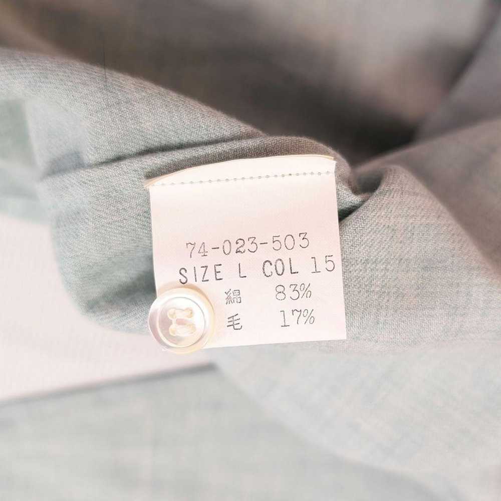 【Paul Stuart】Rare 80s Cotton × Wool Flannel Bow T… - image 6