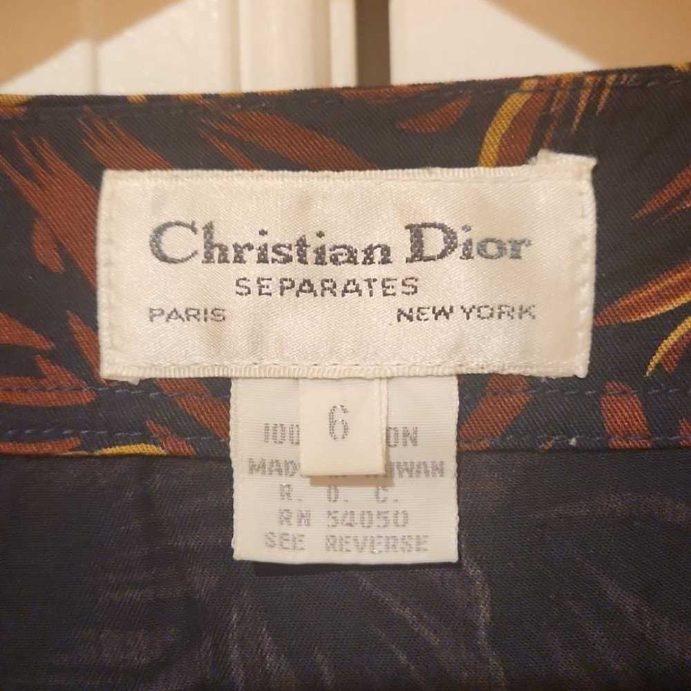 Christian Dior Separates Vintage Print Blouse w/ … - image 5