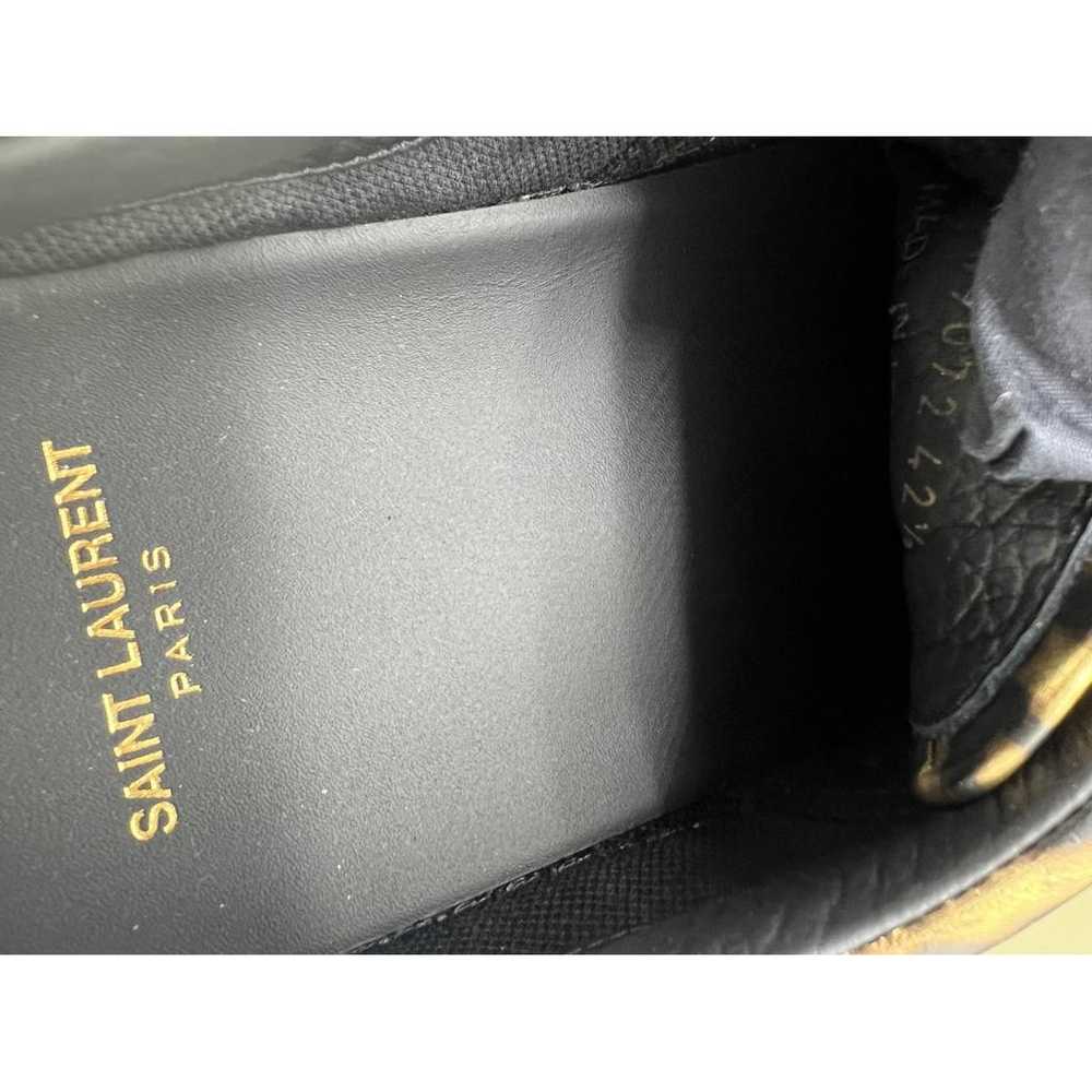 Saint Laurent Venice leather low trainers - image 5