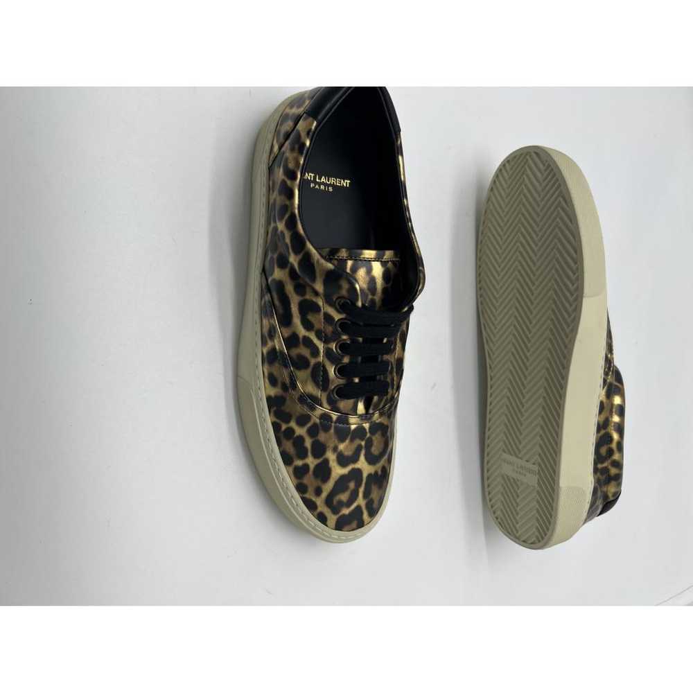 Saint Laurent Venice leather low trainers - image 8