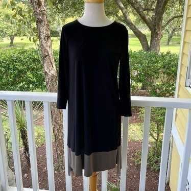 Eileen Fisher Colorblock Cotton Dress