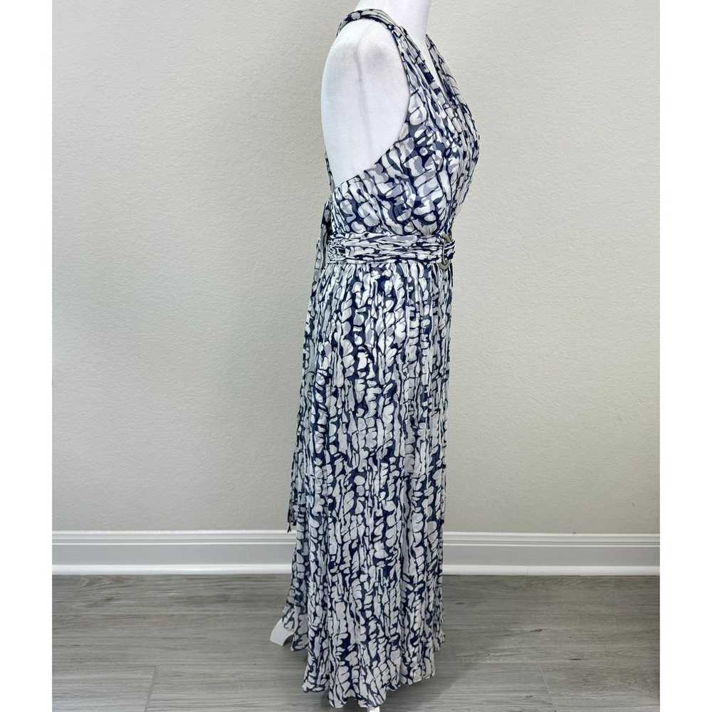 Donna Ricco Women's 100% Silk Maxi Dress Measures… - image 7