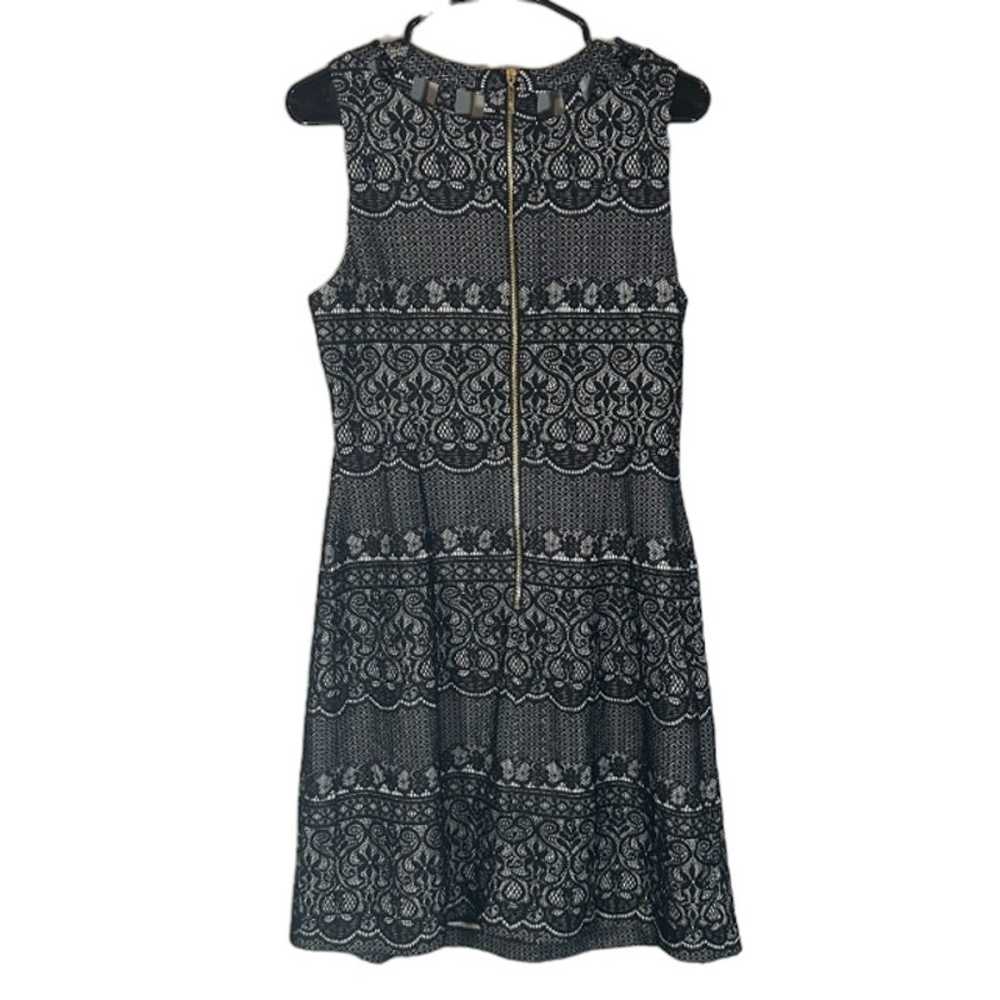 Eliza J Black Floral Lattice Sleeveless Formal Sh… - image 2