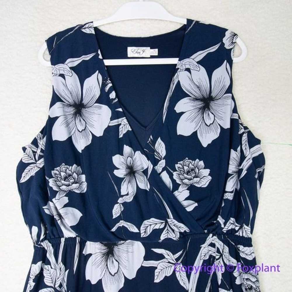 Eliza floral print dress, size 14W - image 2