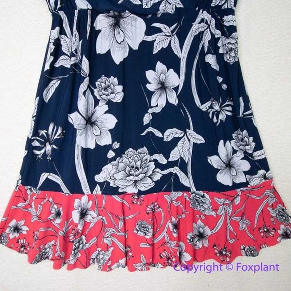 Eliza floral print dress, size 14W - image 3