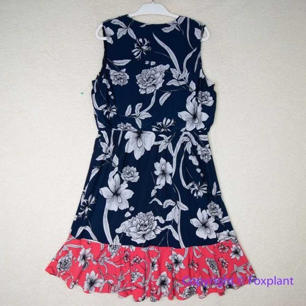 Eliza floral print dress, size 14W - image 8