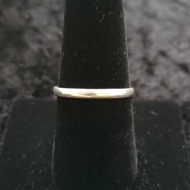 Sterling Silver vintage band ring - image 1