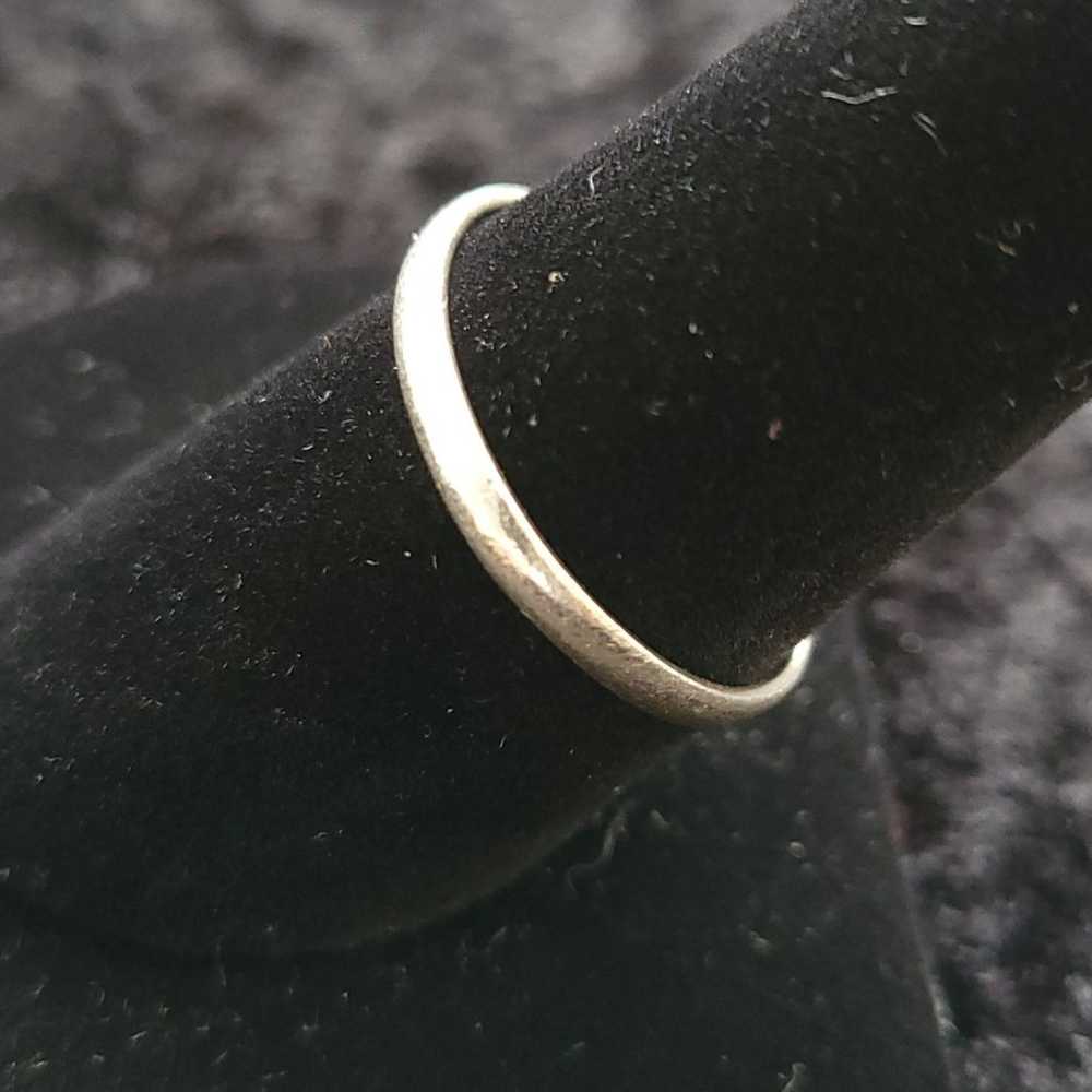 Sterling Silver vintage band ring - image 3