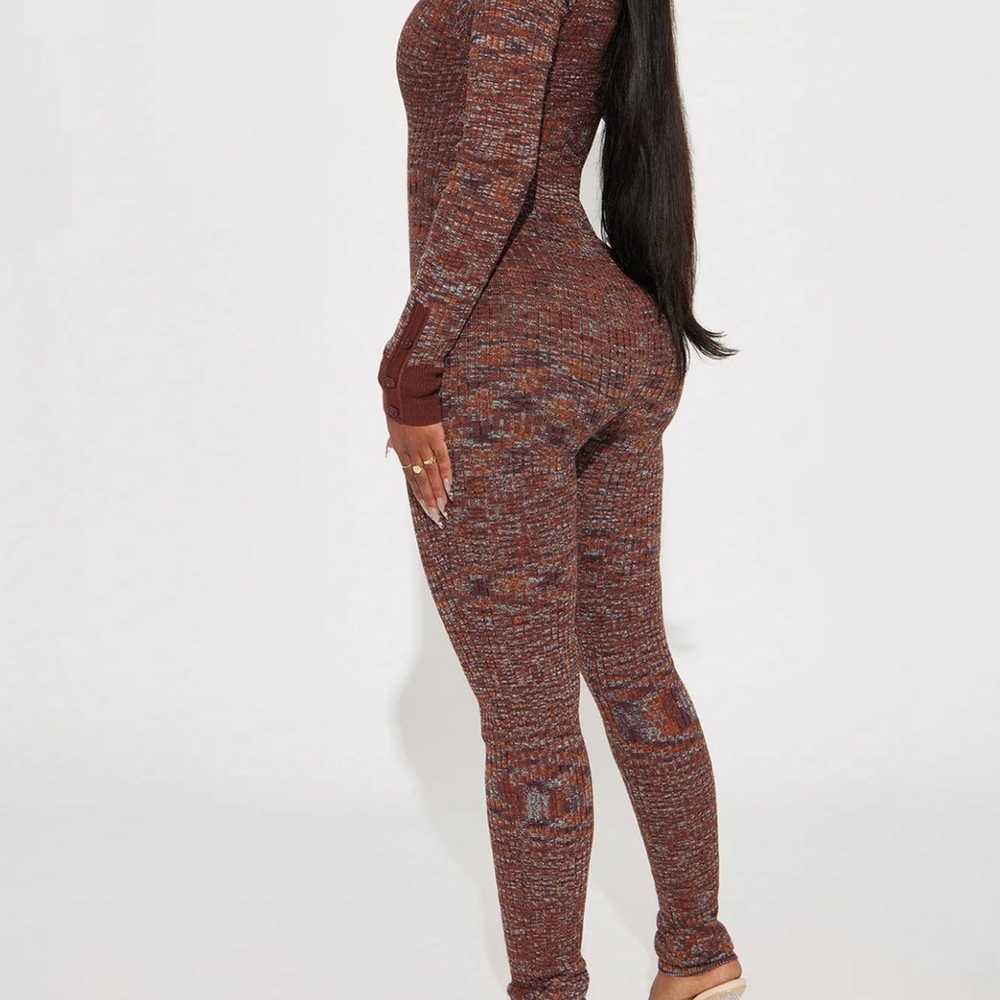 Fashion Nova Never Lose Me Sweater Jumpsuit - image 2