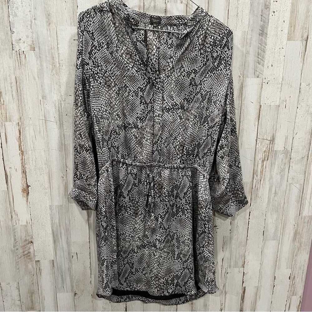 Aritzia Babaton 100% Silk Bennett Snake Skin Shir… - image 2