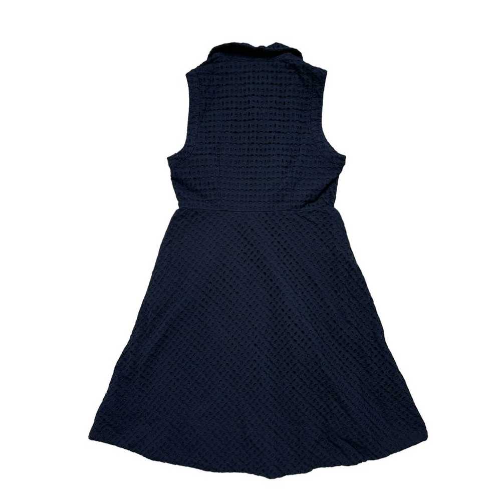 BODEN Navy Blue Eyelet Shirt Dress Size 6 Petite … - image 5