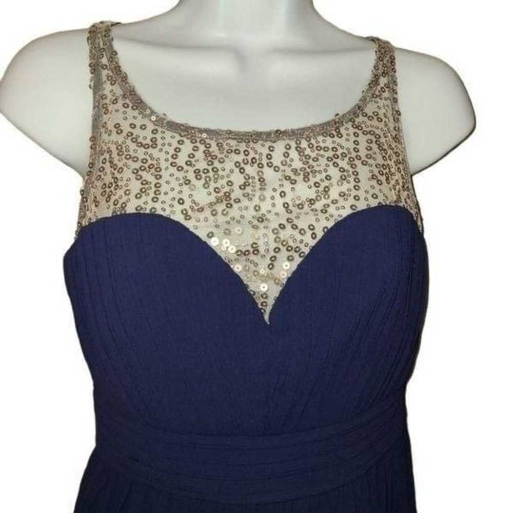 Minuet Petite Women Dresses, Navy Sleeveless Line… - image 5