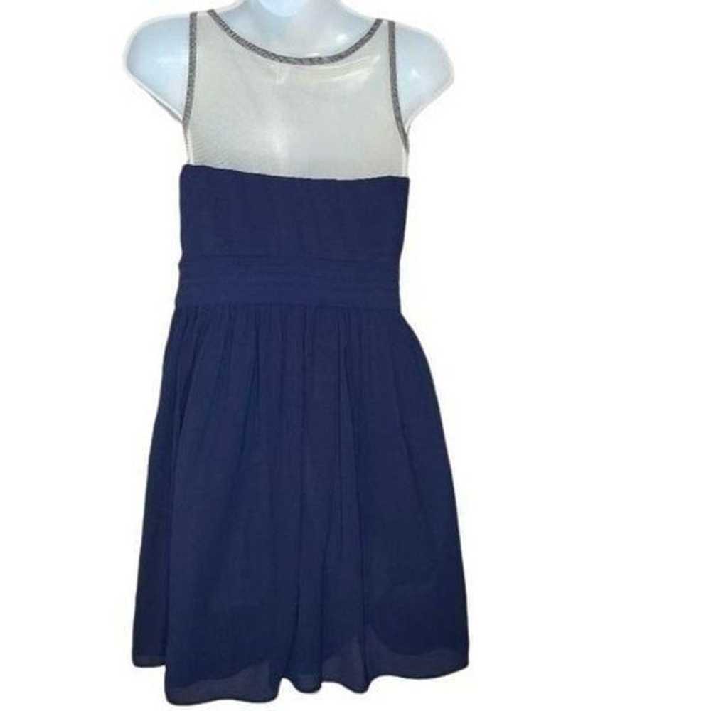 Minuet Petite Women Dresses, Navy Sleeveless Line… - image 8