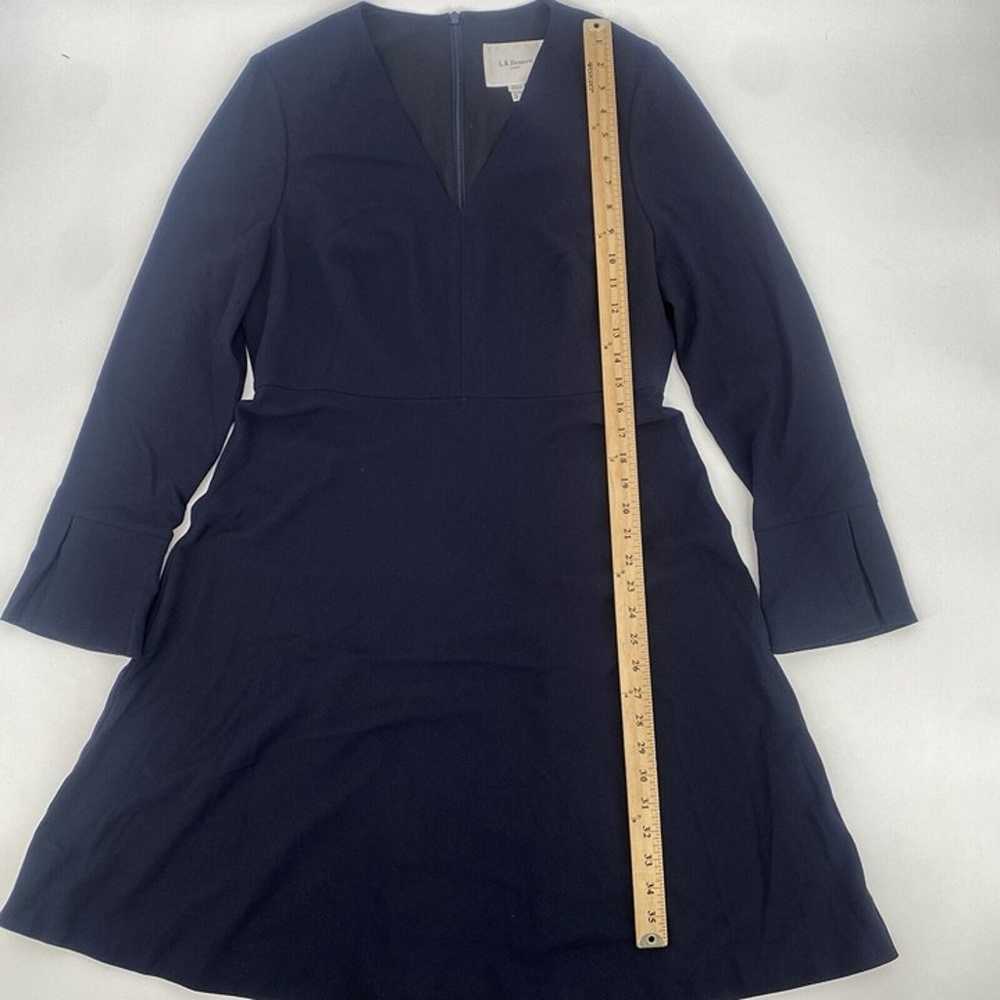 LK Bennett Women's Size 12 Amana Dress Navy Blue … - image 8