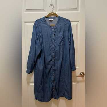 J Jill Denim Women's Denim Jean Dress Size 2X