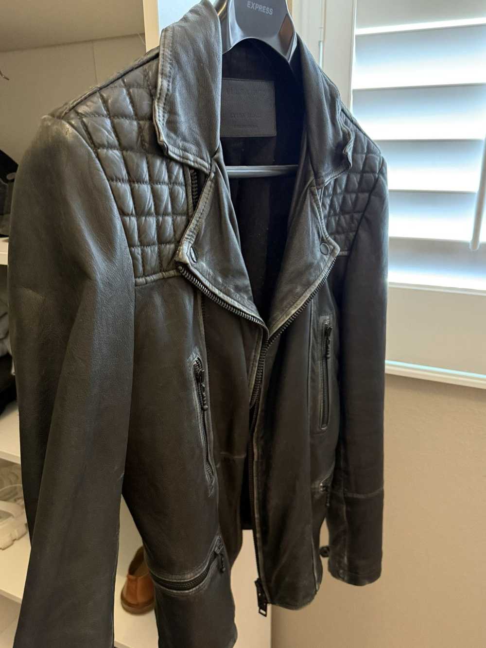 Allsaints Allsaints Cargo Leather Jacket - image 2