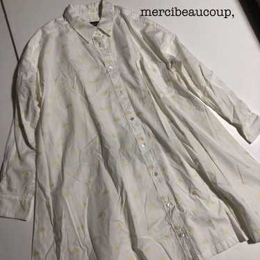 A466 Merci Beaucoup Shirt One-piece with Back Cut… - image 1