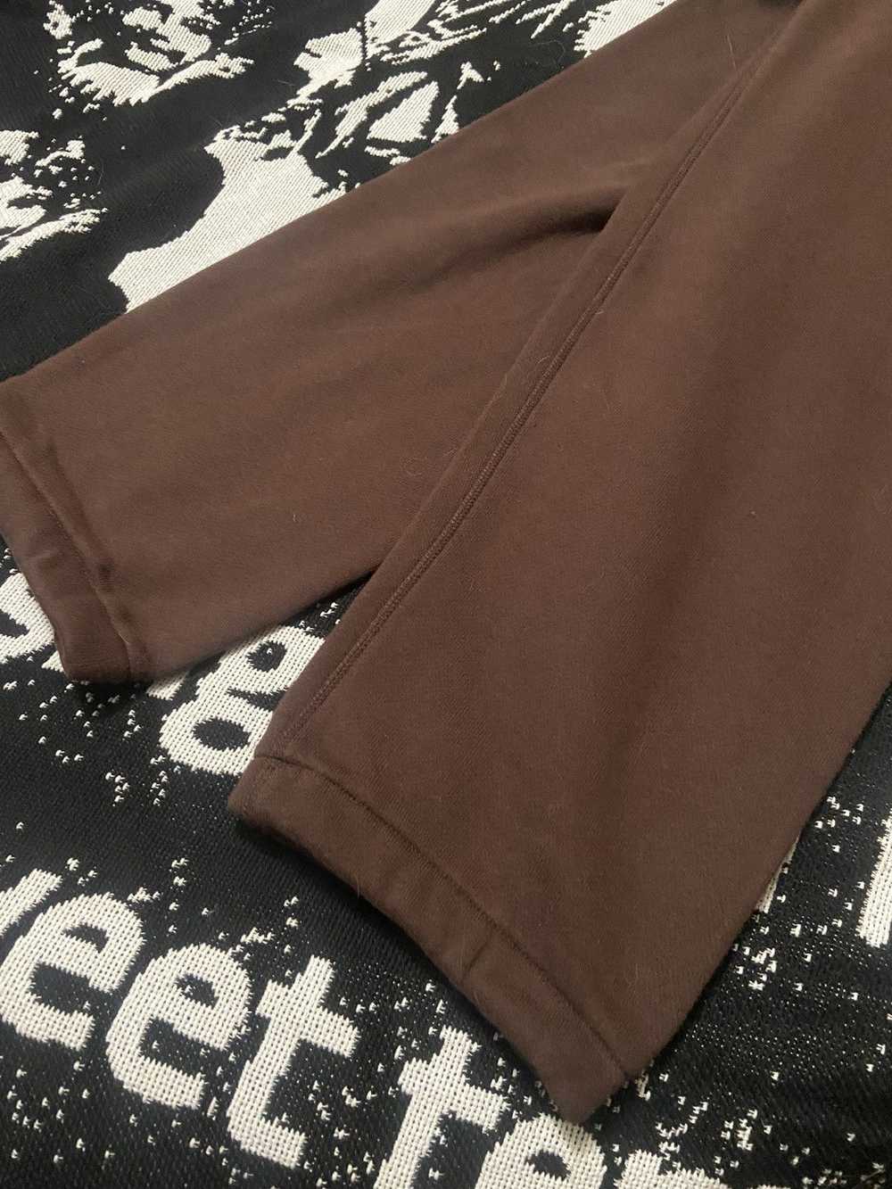 Fuck The Population FTP Embossed Sweatpants Brown - image 2