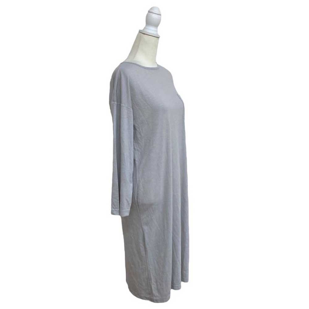 MARBLE WALTZ Gray Knee-Length Dress Casual M - image 6