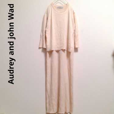 Audrey and John Wad Layered Knit Dress Rib Knit - image 1