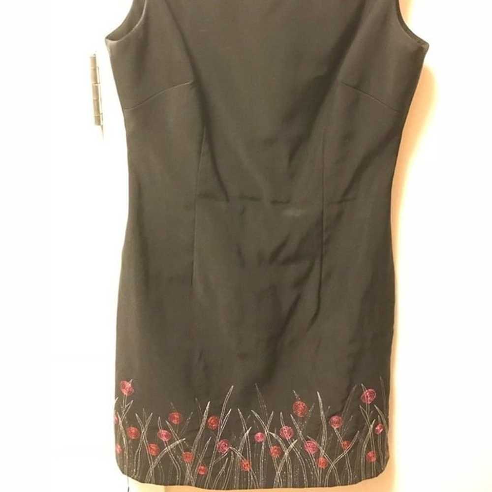 laundry by shelli segal little black Dress Floral - image 4