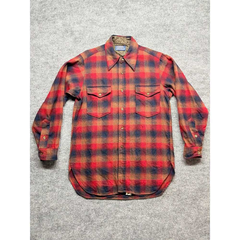 Pendleton Pendleton Flannel Shirt Mens 16 Red Pla… - image 1