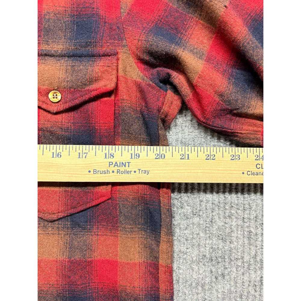 Pendleton Pendleton Flannel Shirt Mens 16 Red Pla… - image 7