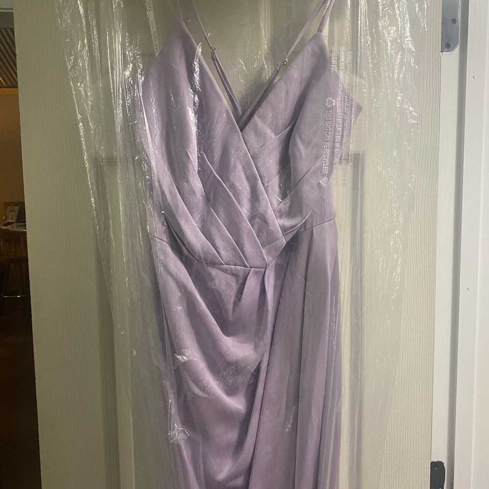 Satin DB long Dress - image 2