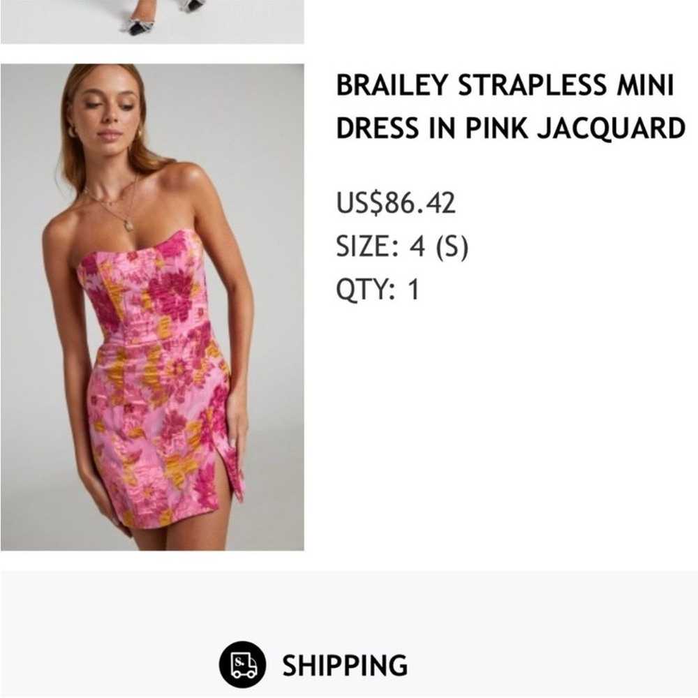 Showpo Brailey Strapless Mini Dress - image 12