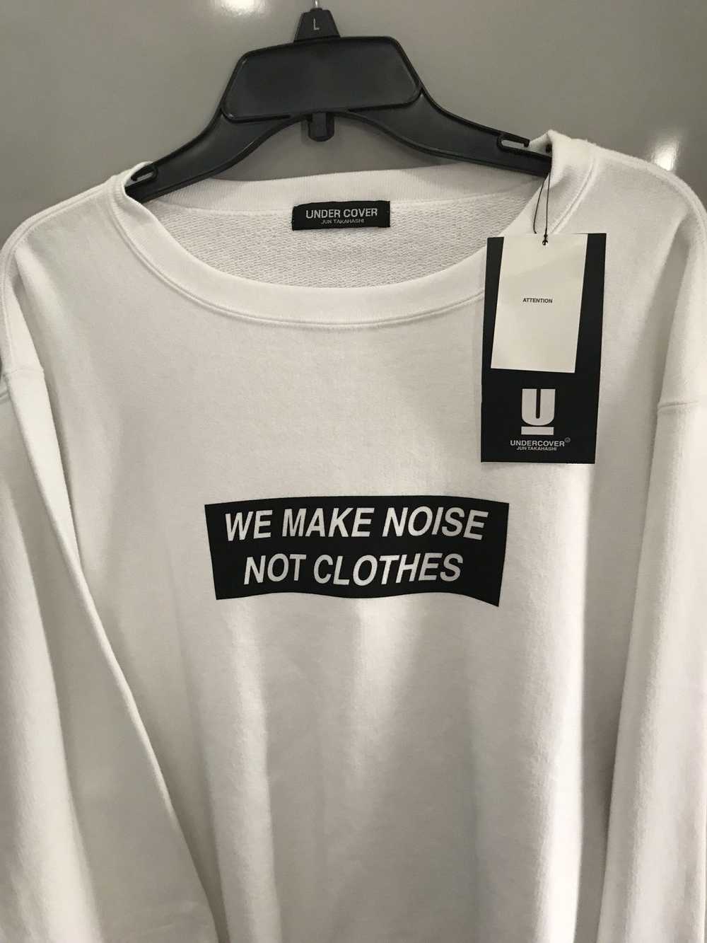 Undercover “We Make Noise Not Clothes” White Terr… - image 3