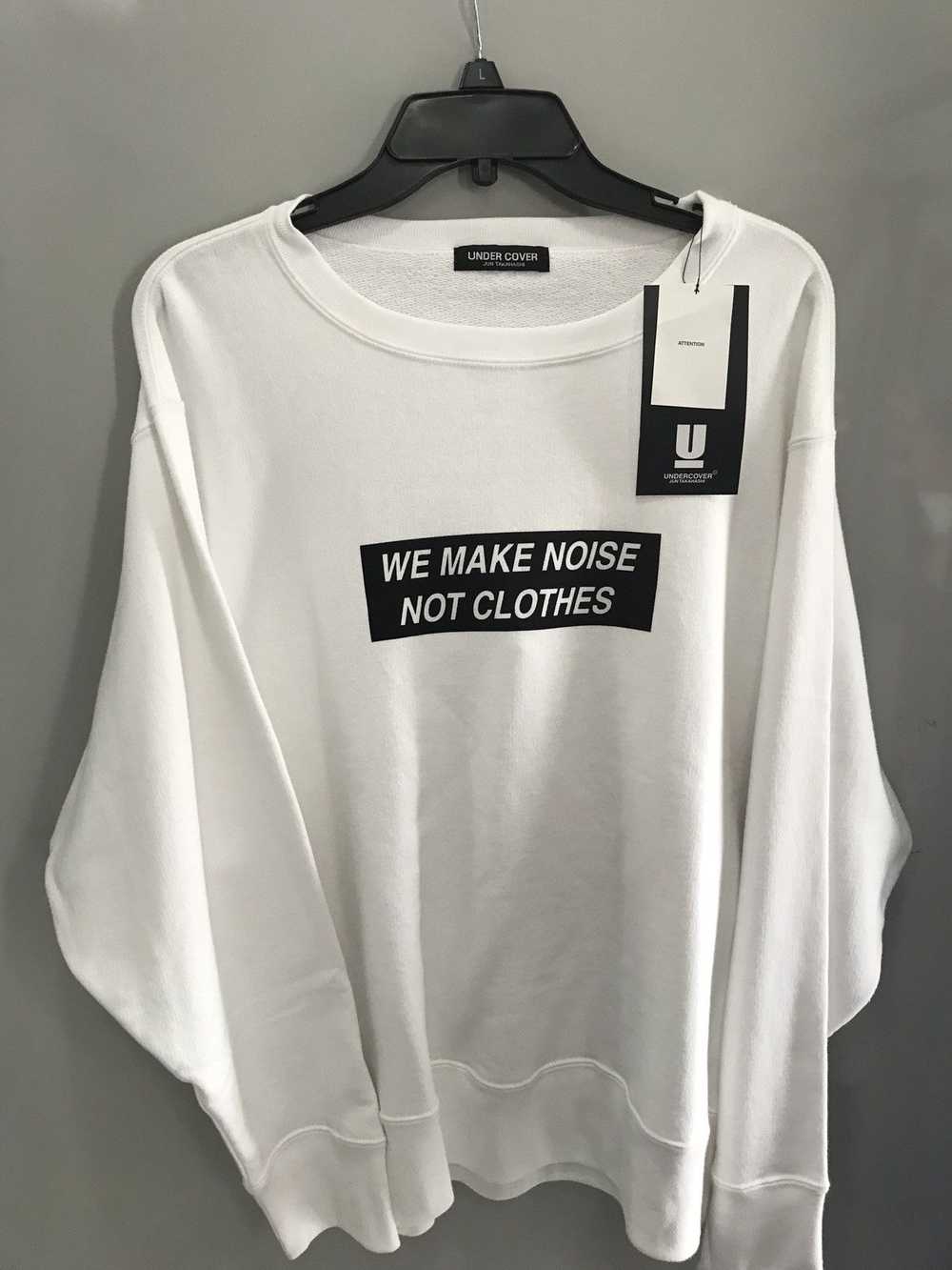 Undercover “We Make Noise Not Clothes” White Terr… - image 4