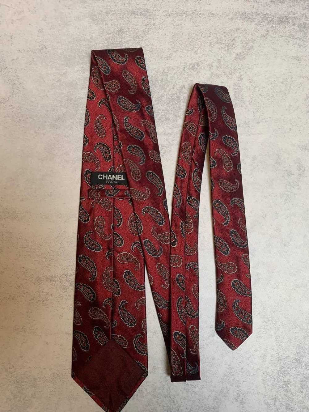 Chanel 90S Silk Tie Vintage - image 4