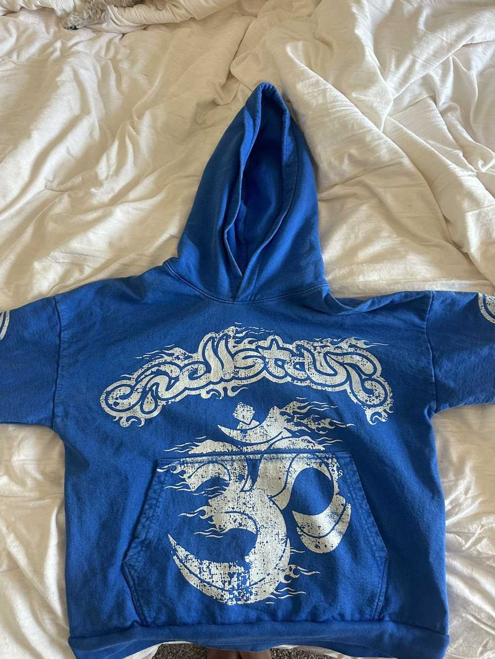 HELLSTAR × Rare × Streetwear Blue Hell Star Hoodie - image 7