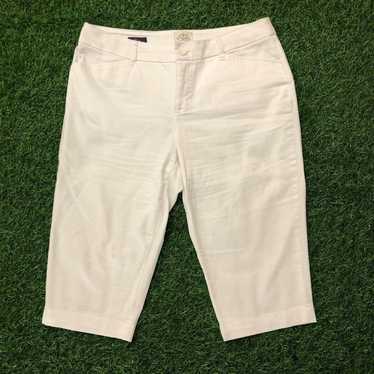 St. Johns Bay Women's White St. Johns Bay Cropped 