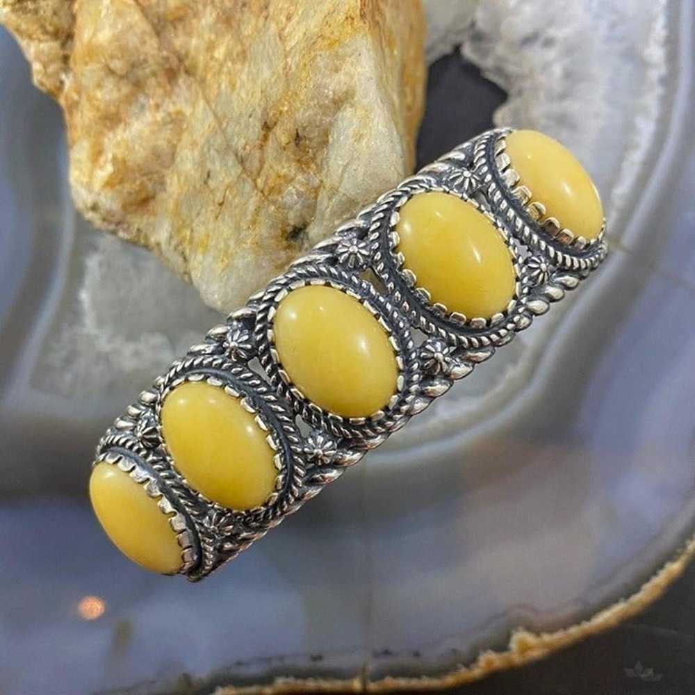 Carolyn Pollack Southwestern Style Sterling Yello… - image 1