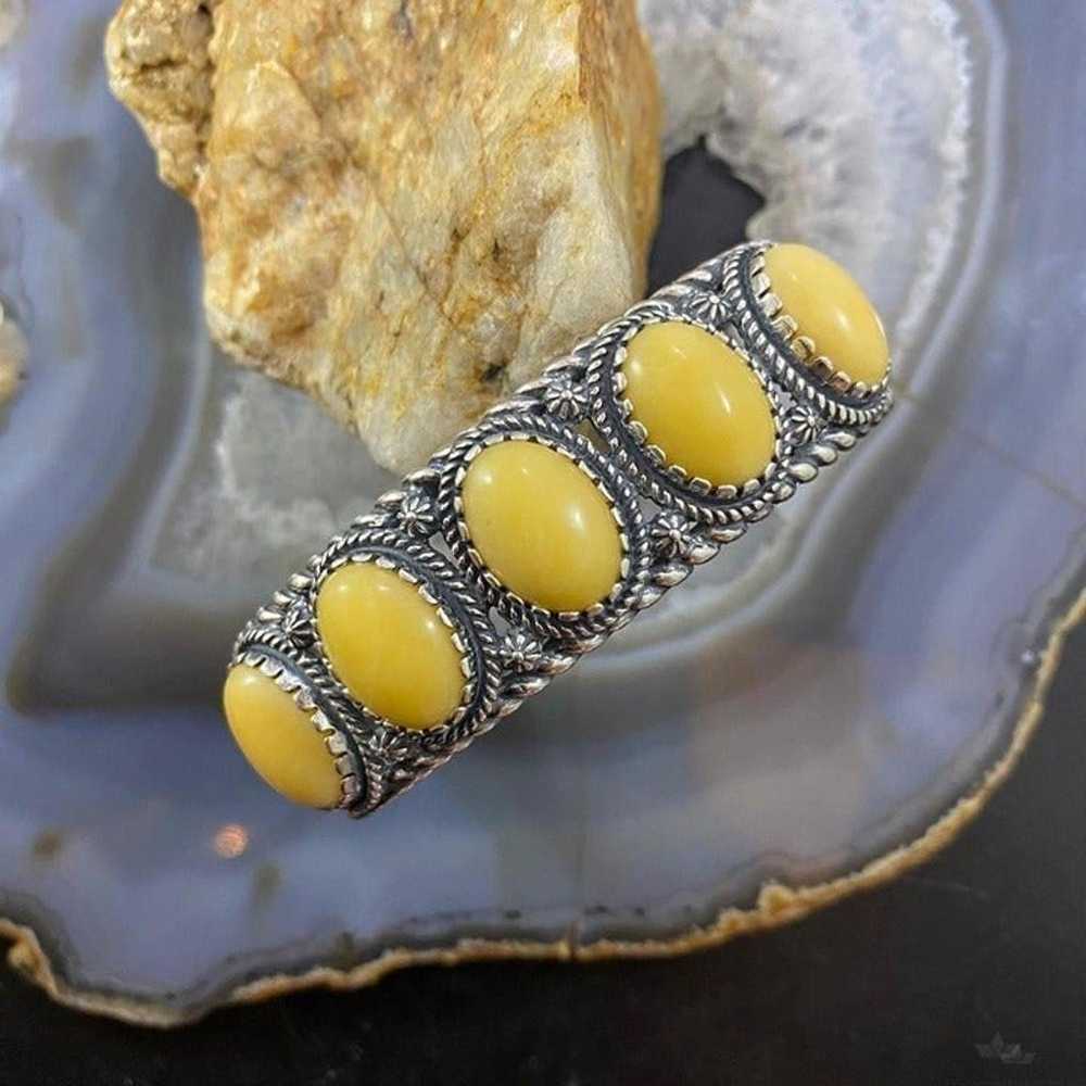 Carolyn Pollack Southwestern Style Sterling Yello… - image 2