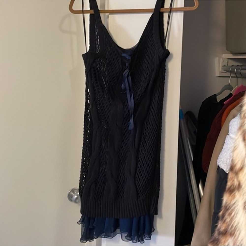 NWO Free People Navy  Blue  Beautiful  Dress Size… - image 10