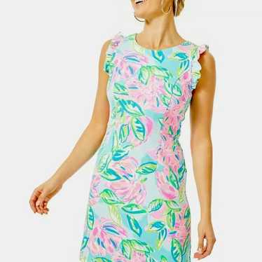 Lilly Pulitzer Carmelisa shift Dress Totally Blos… - image 1