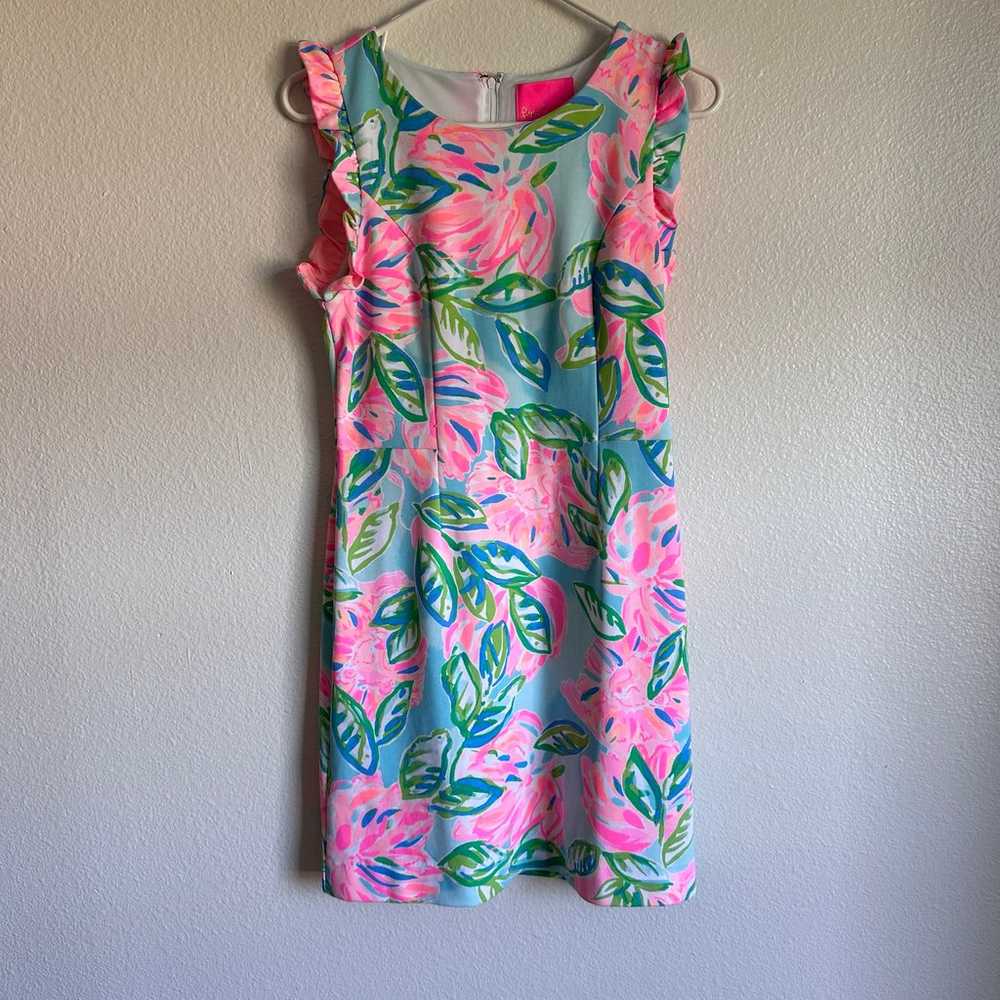 Lilly Pulitzer Carmelisa shift Dress Totally Blos… - image 2