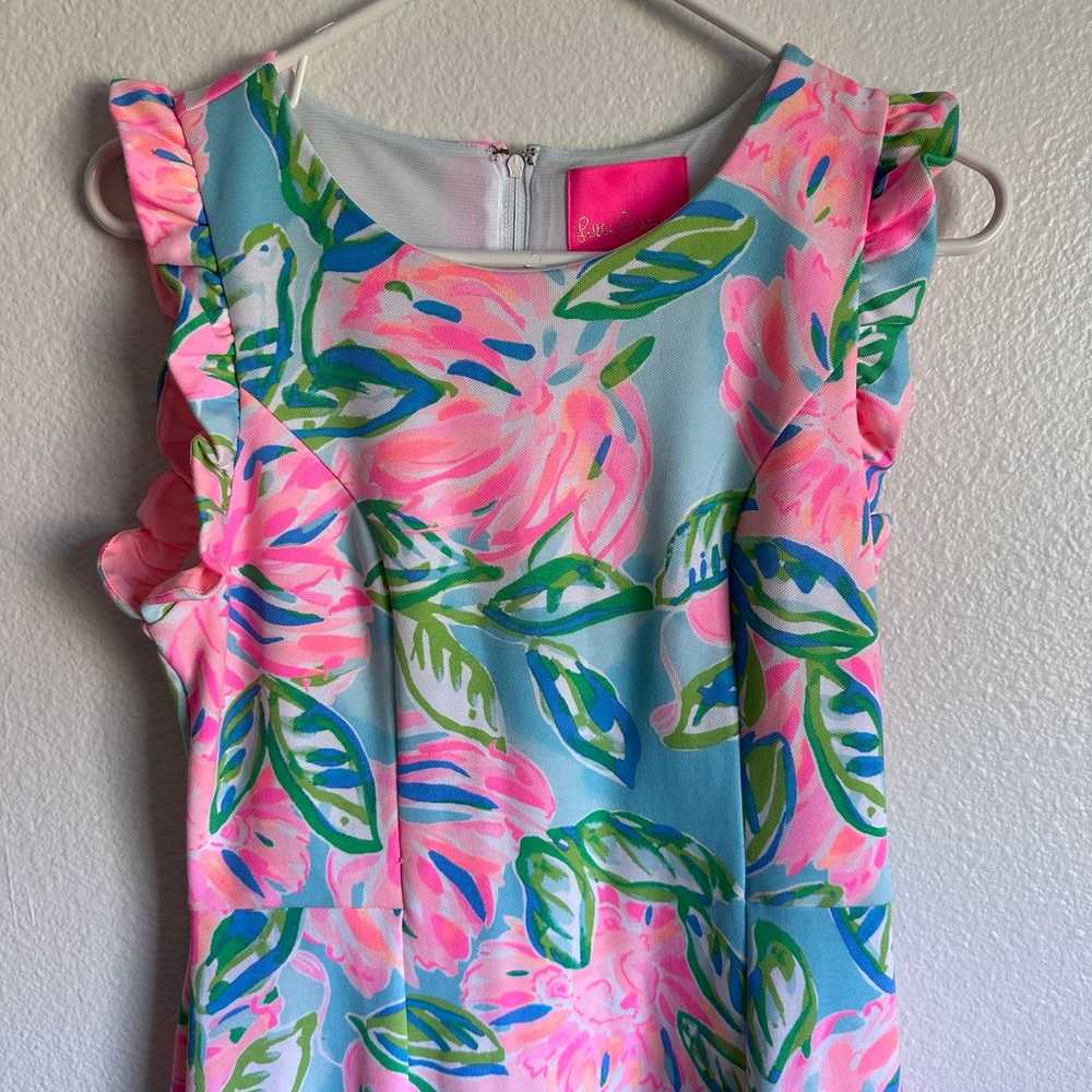 Lilly Pulitzer Carmelisa shift Dress Totally Blos… - image 3