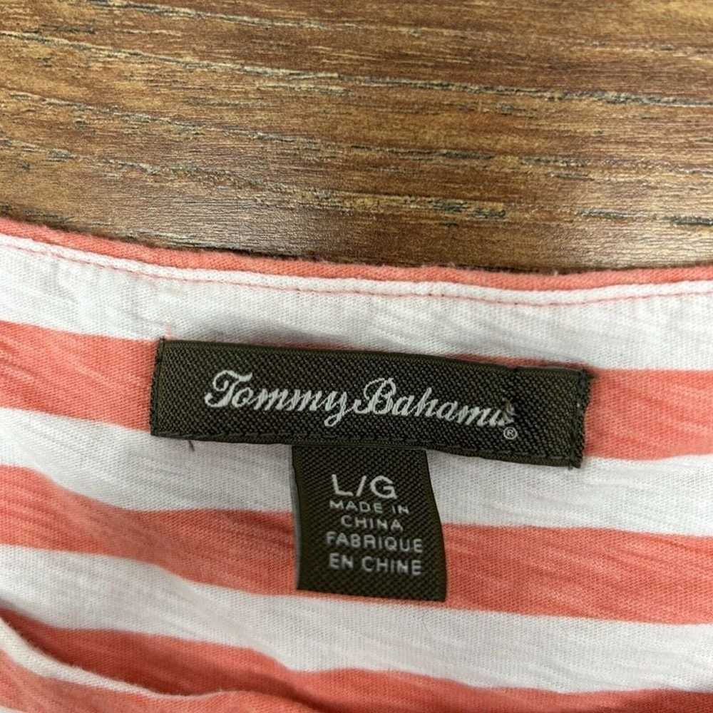 TOMMY BAHAMA Women's Sleeveless White Orange Stri… - image 2