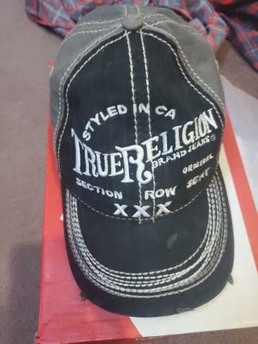 TRUE RELIGIONキャップ y2k True Religion Hat Vintage Y2k Embroidered Adjustable Unisex