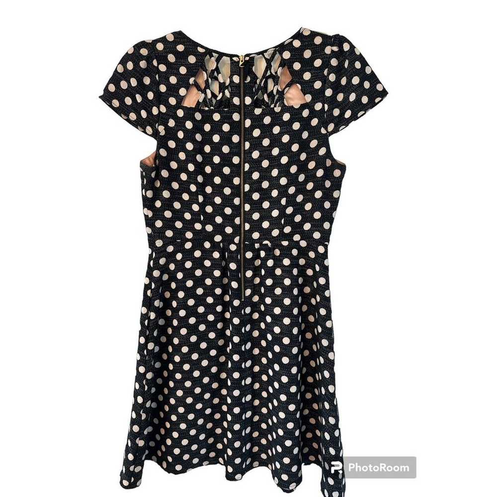 Anthropologie Nikola Dress Polka Dots Fit & Flare… - image 3